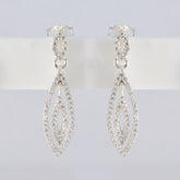 Bruna White Dainty Earrings for Every Occasion